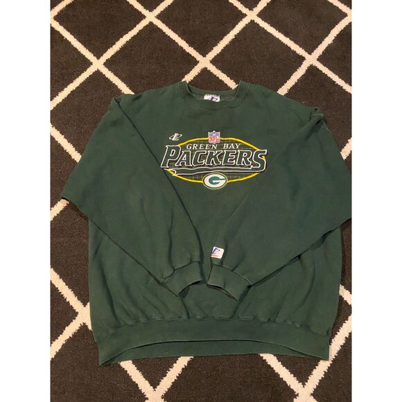 Vintage logo Athletic Green Bay Packers sweater - Picture 1 of 3